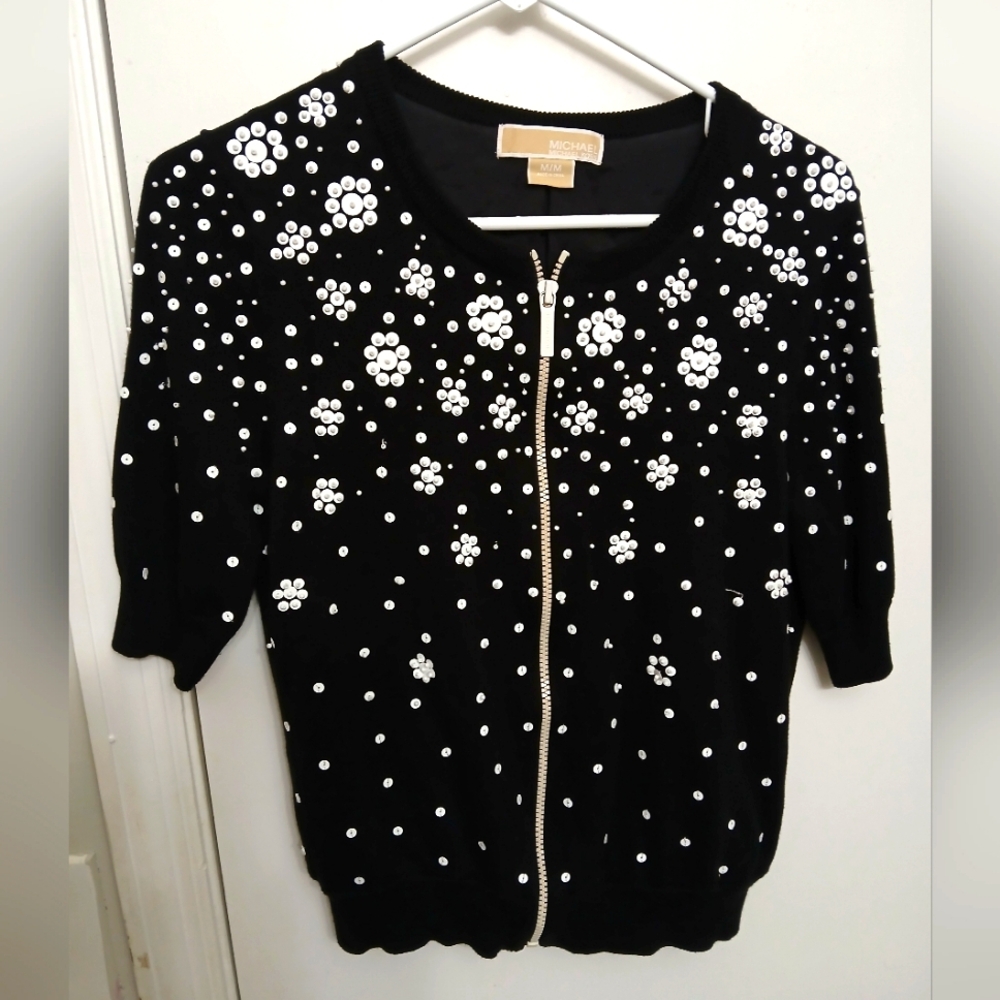 Michael Kors Sequined Cardigan